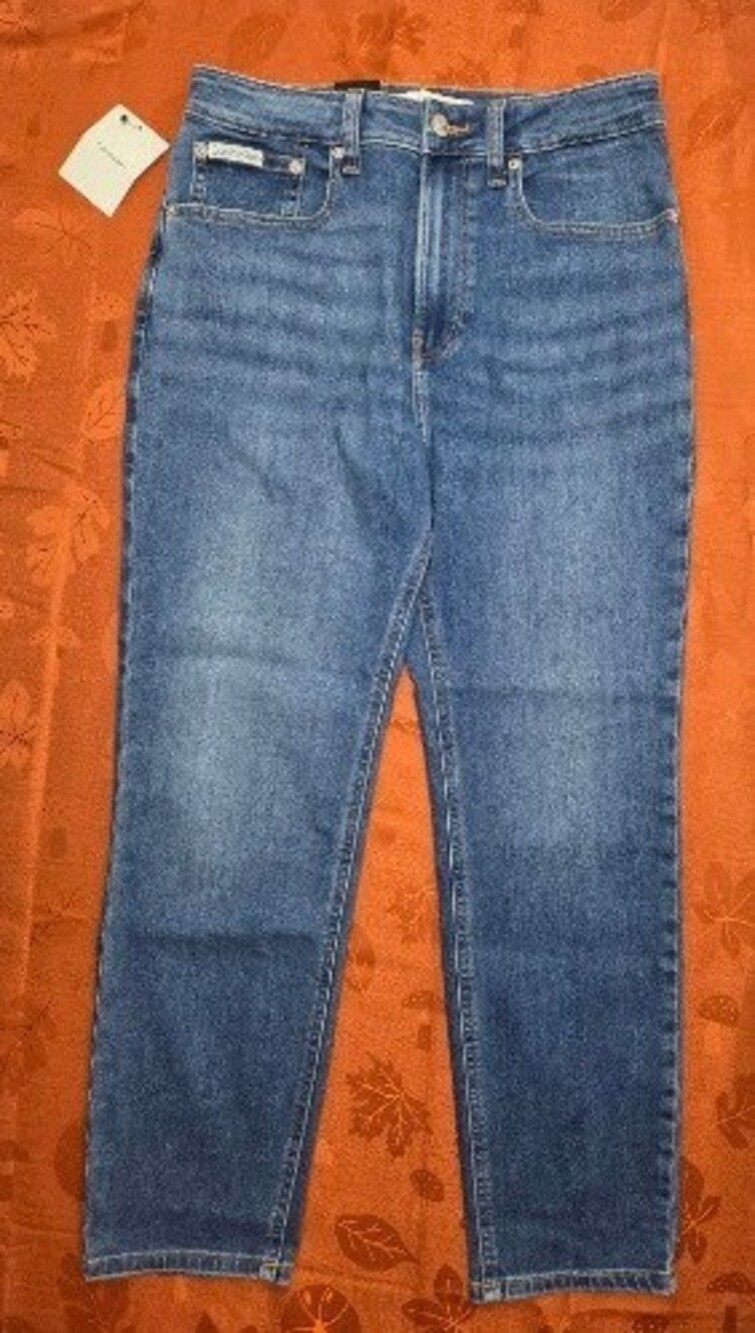 Calvin Klein High Stretch Slim Jeans Women Medium Wash 30x27